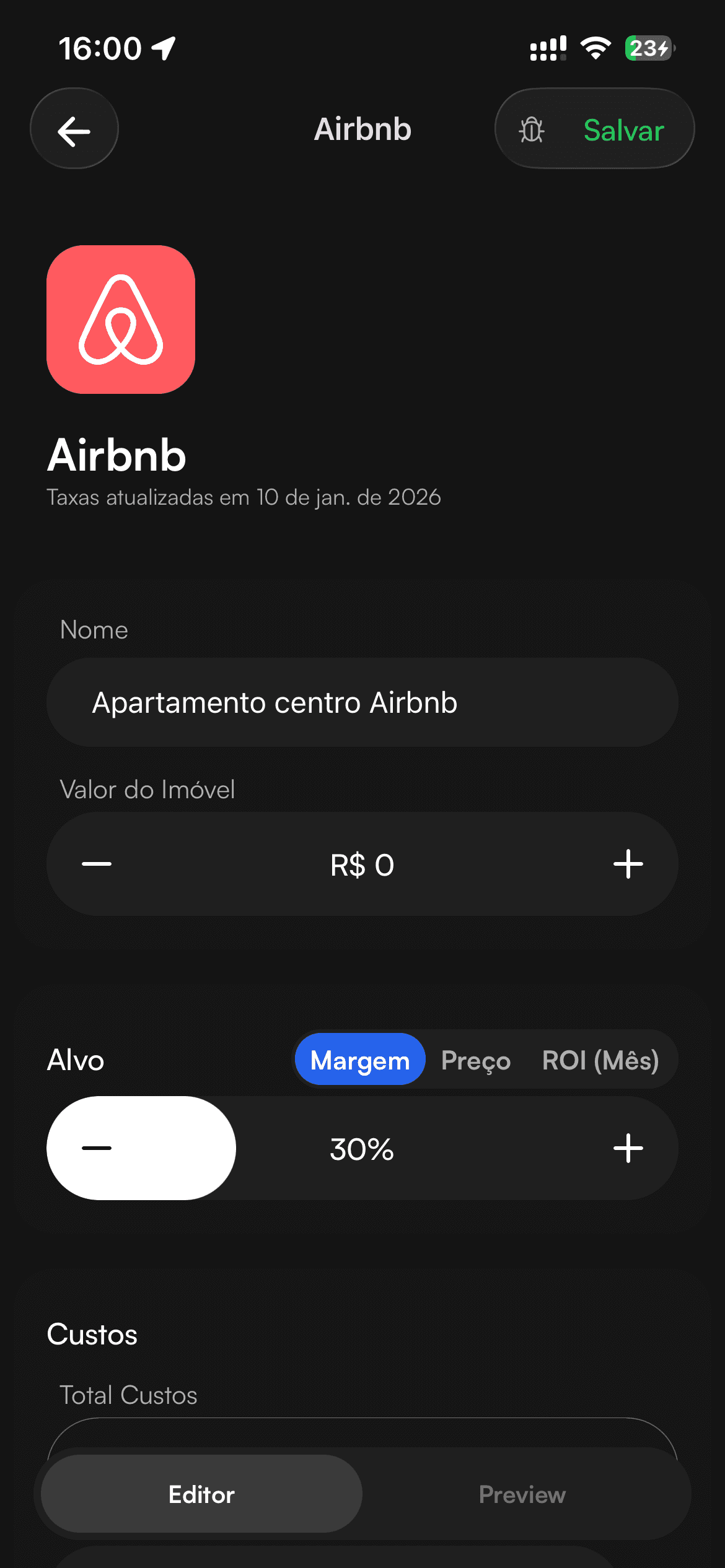 Calculaço - Hosting Calculator